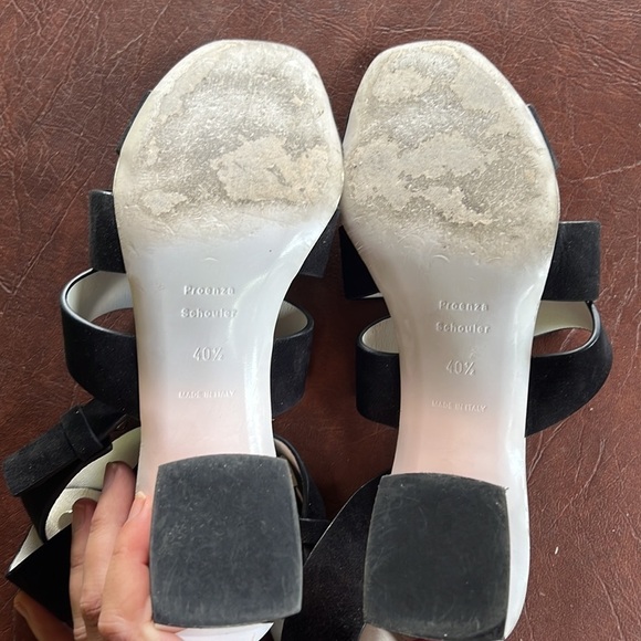 Proenza Schouler Suede Sandal with Copper Heel - Picture 9 of 13